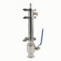 Stainless Steel Dry Hopper with Tri-Clamp Sanitary Hop Dropper Purgeable Hardware for Homebrewers