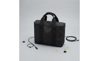 Compact Two-Speaker-Speaker Bag Padded Speaker Carrying Bag Zippered Portable Storage Oxford Cloth
