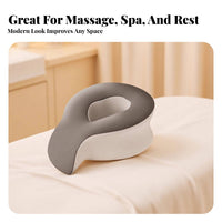 Memory Foam Face Pillow Head and Neck Support Memory Foam Face Cushion Ergonomic Design Spa Bed Pillow for Estheticians, Beauty Salon, Home, Bedroom