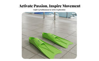 Closed Heel Design Freediving Training Fins Powerful Propulsion Full Foot Diving Fins Comfortable Fit for Freedivers, Swimmers, Ocean, Beach