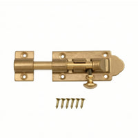 Vintage Slide Bolt Latch Traditional Barrel Bolt Latch Easy to Install Slide Lock Secure for Cabinets