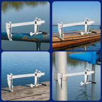 Quick Release Fishing Umbrella Bracket Stable Umbrella Clamp with Adjustable Arm Flexible Non-Slip for Outdoor
