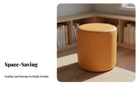 Multi-Functional Circular shelving bench twofoldFunction Design Storage Seating Creative Shape Public Furniture Upholstered pad for Students, Homeowners, Library, literary Corner, Bookstore, Lounge Area