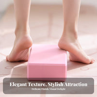 Non-Slip Foot Arch Training Block Lightweight Foam Exercise Brick Fitness Equipment for Beginners, Dancers, Pilates, Home Gym