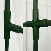 Garden Arch with Climbing Net for Plant Support, Plastic Garden Trellis for Tomato Plant and Potted Plants, U-Shaped Structure, Cucumber Trellis