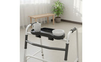 Assistive Device Tray Multifunctional Assistive Device Cup Holder Tray Raised Edge Mobility Aid Accessory for Outdoor