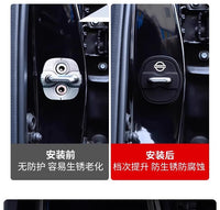 日产轩逸天籁奇骏逍客探陆骐达N7硅胶车门锁保护套盖扣减震缓冲垫