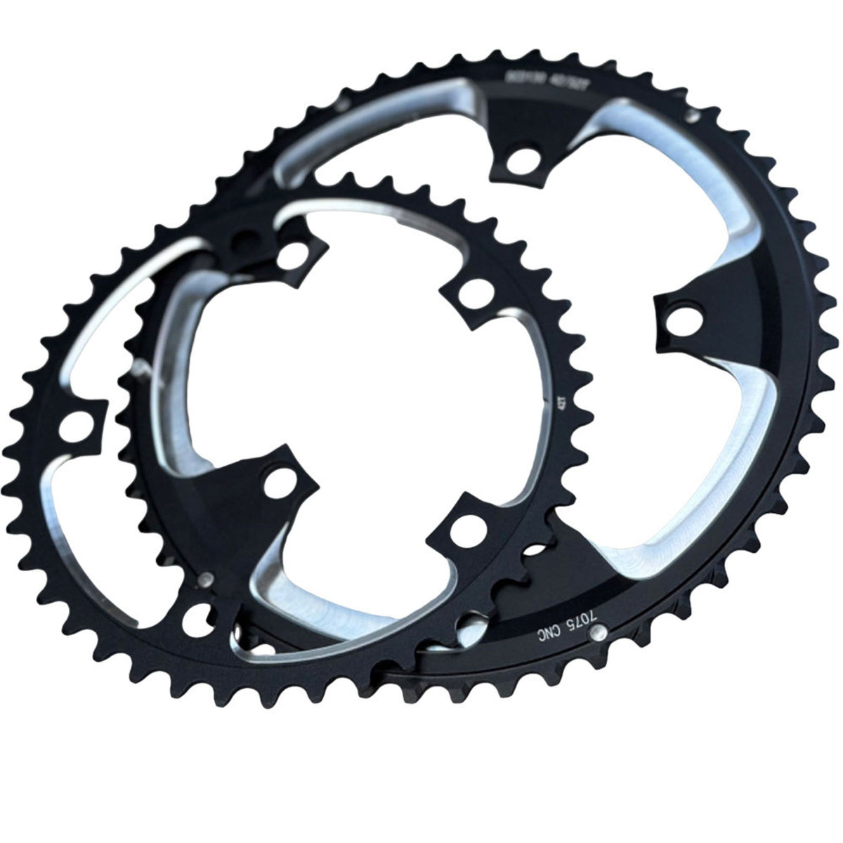 130 Chainring Lightweight Chainring with 42T and 52T Aluminum Alloy Chainwheel for Bike Riders, Cyclists