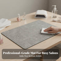 Waterproof Nail Art Table Mat Easy to Clean Double-Sided Manicure Pad Wear-Resistant for Manicurists, Beauty Professionals, Home