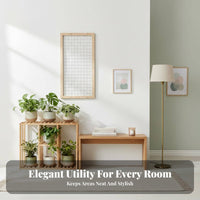 Space-Saving vertical surfaceMounted lattice Planter Decorative Plant Stand sturdy Home Decoration Easy Installation for Gardeners, Apartment Dwellers, Balcony, Living Room, Hallway, adjacent to unobstructed-frameing