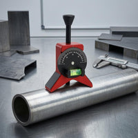 Angle Scale Pipe Center Locator Pointed Tips Pipe Centering Tool Side Pads