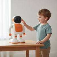 Bluetooth Control LED Astronaut Robot Toy Rechargeable Programmable RC Robot for Children
