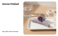 Korean Design Jaw Hair Grip Premium Feel Large Hair Grip Korean Design Hair Gripper Non-Slip Flower Decorated Hair Grip
