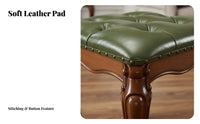 Versatile Use Tufted Square Footstool Compact Size Upholstered Footrest Long-Lasting and Sturdy Low Stool High Load Capacity for Homeowners, Adults, Removeice Workers, Living Room, Entryway, Bedroom, Under Desk