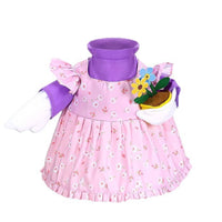 Cute Porch Goose Outfit Ruffled Hem Animal Clothes Bright Colors
