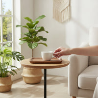 Wood Serving Tray Wooden Dessert Tray Rectangular for Hosts, Cafes