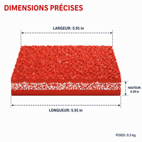 EPDM running track granules