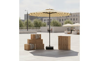 Patio Umbrella with Base Lighted Umbrella with Base Heavy Duty for Homeowners, Cafe Owners, Backyard, Poolside, Eatery