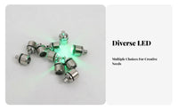 Easy to Operate DIY Model Light Self-Contained Miniature LED Light for Crafters, Hobbyists, Party Decoration, Costume Design, Paper Lanterns