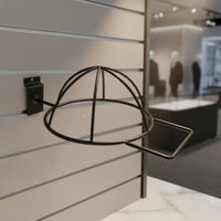 Slatboard Hat-Holder Space-Saving Slotted Board Hat Display Rack Heavy-Duty Slotted Board cap Holder for Retail Store, Garage