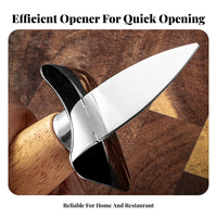 Bivalve Shucking Heavy Duty Bivalve Non-Slip Grip Scallop Prying Tool for Seafood Lovers, Chefs, Seafood Bar, Dinner Parties, Outdoor Gatherings