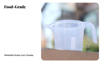 Measurement Markings 1000ml Plant Waterer Clear Measurements Plastic Watering Pitcher Ergonomic Handle for Homeowners, Garden, Greenhouse