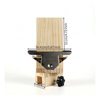 360-Degree Rotating Painting Clip Holder Adjustable Easel Board Holder Wooden Drawing Board Clamp Long-Lasting for Sketching