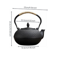 Japanese Cast Iron Kettle Japanese Iron Teapot Traditional Style Stovetop Teapot for Restaurant