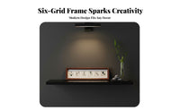 Currency Display Case Multifunctional Bill Display Frame DIY Multi-Opening Picture Frame for Collectors, Desktop, Office, Study