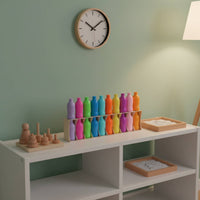 Bottle Color Matching Game Early Education Color Bottle Matching Game Parent-Child Interaction for Young Children, Preschoolers, Classroom, Daycare