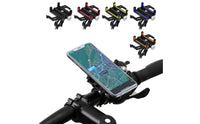 Aluminum Alloy Cycle Phone Mount Navigation Support Motorcycle Phone Holder Secure Hold Electric Bicycle Handlebar Holder Anti-Slip for Cycling, Electric Bike, Motorcycling