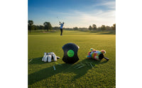 Portable Golf Swing Connection Ball Lightweight Golf Posture Corrector Wear-Resistant Arm Posture Correction Tool Waterproof for Beginners, Indoor, Outdoor, Driving Range