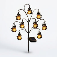 Decorative Solar Tree Light Outdoor Garden Light with Ground Stake Sturdy Easy to Install for Pathway, Patio