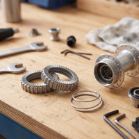 Star Ratchet Hub 54 Teeth with Lightweight Hub Ratchet Upgrade Kit Responsive Latch and Spring Kit for Cyclists