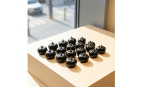 24 Pieces Mini Artificial Pumpkins Small Miniature Pumpkins Authentic-Looking Miniature Pumpkin for Halloween