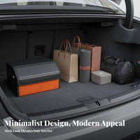 Large Capacity foldable Trunk Box Multi-Compartment foldable luggage Container Portable with Handles Car Organizer Foldable Design for motorists, journeyers, Families, Grocery Shopping, journey journeys, Camping, Garage