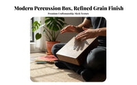 No Tuning Required Cajon Drum Box Compact Size Travel Cajon Built-in Snare for Percussionists, Adults, Jam Sessions, Acoustic Sets, Practice