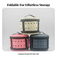 EVA Material Foldable Pet Carrier Breathable Soft-Sided Cat Carrier Lightweight for Travelers, Car Trips, Vet Visits, Outdoor