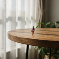 Miniature Child with Toy Car Hand-Painted Standing Boy Figure Tiny Figurine for Hobbyists, Collectors