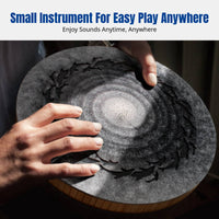 Mini Flow Drum, Ethnic Percussion Instrument, Simulated Water Flow, Rain Sound Therapy, Portable Small Musical Instrument
