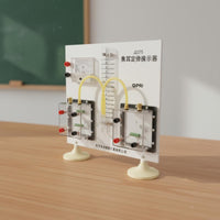 Energy Conversion Law Apparatus Pointer Meter Joule Law Demonstration Set Metal Body Physics Experiment Board for Teacher, Students, Classroom