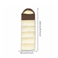 Envelope Sleeping Bag Warm Single Sleeping Bag Resistant Outdoor Gear for Hiking