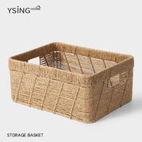 Woven Storage Basket for Snacks, Laundry, and Desktop Organization
