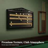 Snooker Score Scorer Solid Billiard Scoring Board Clear Visible Numbers Billiard Scoreboard for Club Owners, Home Bar, Man Cave, Basement
