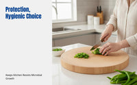 Ginkgo Wood Cutting Board, Double-Sided, Thickened, Modern Kitchen