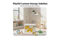Foldable Toy Container With Lid Organizer storage container Child-Safe Design for Parents