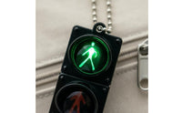 Bead Chain LED Traffic Light Keychain Novelty Design Traffic Light Keychain Compact Size Fashion Accessory Lightweight for Keys