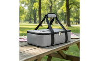 Casserole Carrier Thermal Insulated Food Carrier Hot and Cold Insulated Carry Bag with Padded Handle for Caterers, Potlucks, Picnics, Tailgating