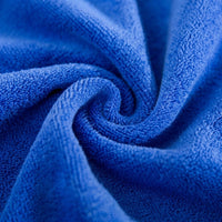 Soft Microfiber Car Towel and Microfibre Cloth, High Absorbency Microfibre Towel for Detailing, Plain Weave Royal Blue Cleaning Cloth