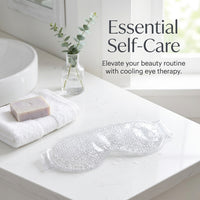 Reusable Therapy Gel Eye for Cooling Masks with Pads for Adults, Microwaveable for Headache Relief